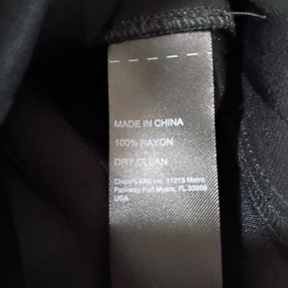 Chico's Black Satin-Stripe Boatneck Blouse - Picture 6 of 8